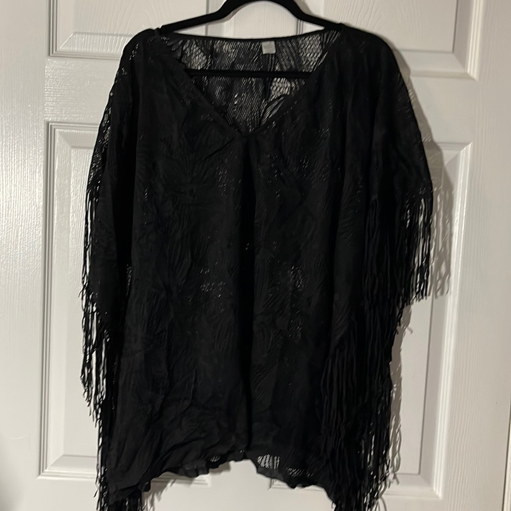 Beach cover up - Fringe Sides